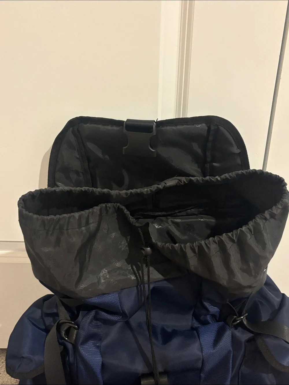 Roberto Cavalli Navy and Black Men's Backpack